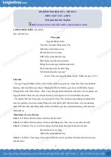 Đề thi học kì 1 Văn 8 - Đề số 13
